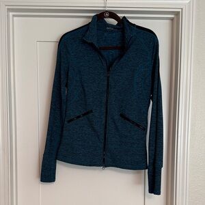 Zella Teal Full-Zip Jacket